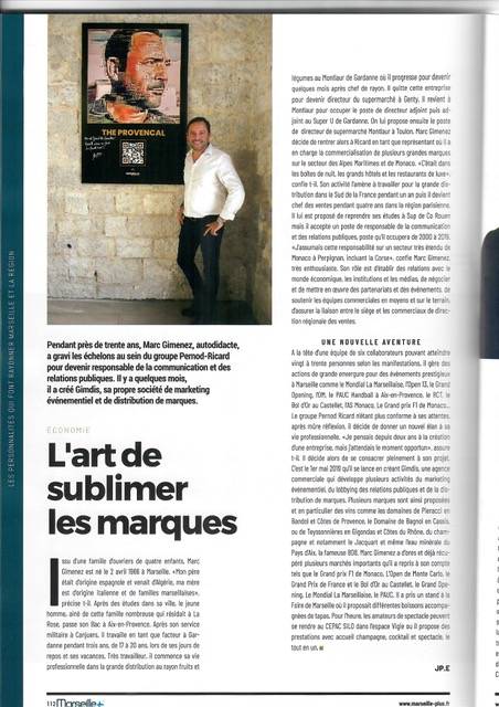 Magazine Marseille + Interview Gimdis